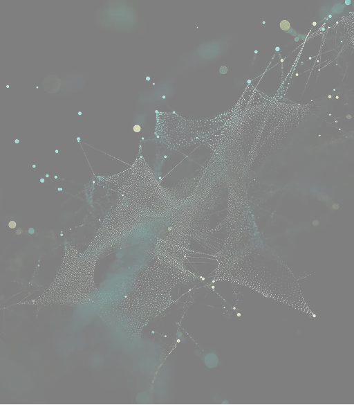 Visual abstract AI mesh