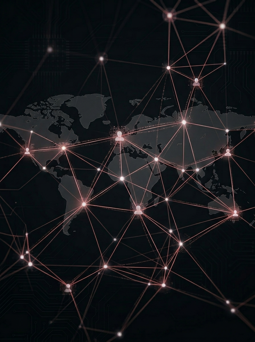 Global talent network visualization